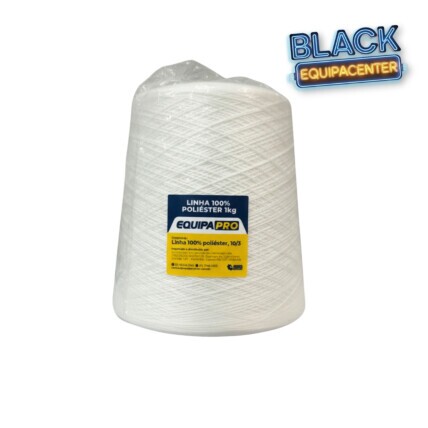 Barbante 100% poliéster, bobinas de 1kg - Caixa com 24 unidades