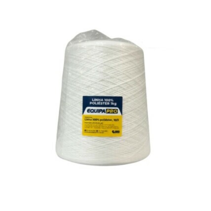 Barbante 100% poliéster, bobinas de 1kg - Caixa com 24 unidades