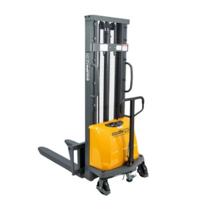 Empilhadeira Semi Elétrica 1.500kg Elevação 3,5m com Bateria e Carregador - EQUIPA PRO