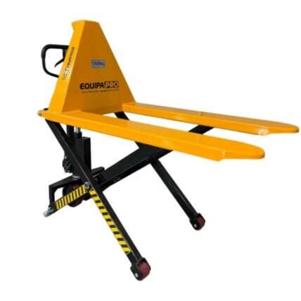 Paleteira Hidráulica Pantográfica para 1.000kg com Elevação de 80cm - EQUIPA PRO