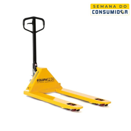 Paleteira Manual para 3.000kg com Rodas Duplas em Nylon, Largura 680mm
